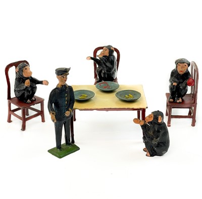 Lot 882 - FG Taylor & Son Chimpanzees Tea Party Set