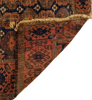 Lot 322 - A Belouch Salar Khani tribal rug, North East Persia, circa 1900.