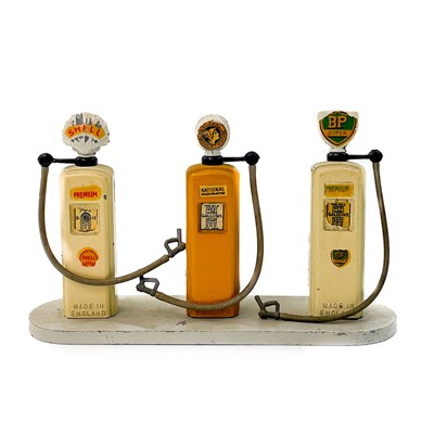 Lot 882 - Britains Petrol Pumps set 101V