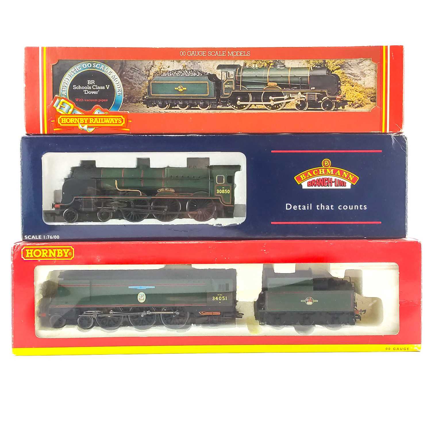 Lot 632 - Southern Railway / BR (SR) "00" V, LN and Battle of Britain Express passenger locomotives (x3)