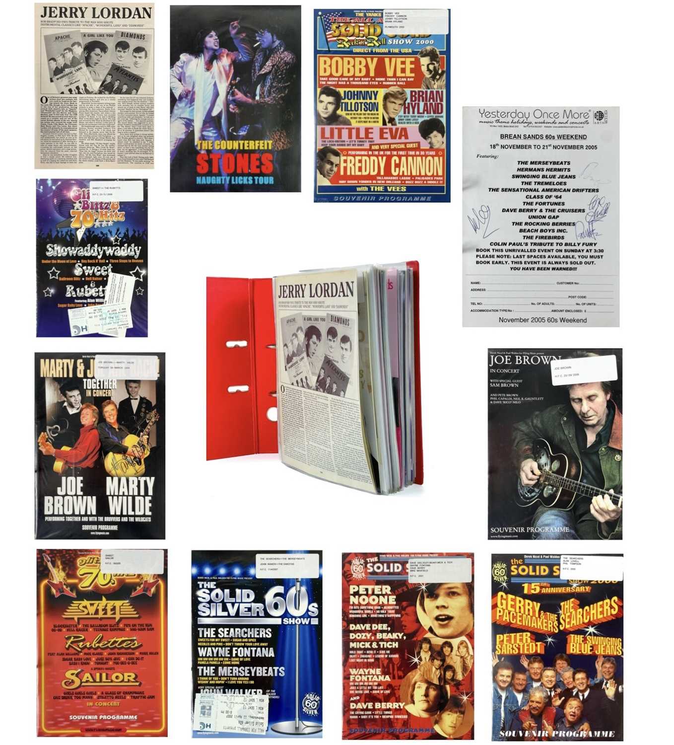 Lot 127 - (Signed) concert souvenir programmes.