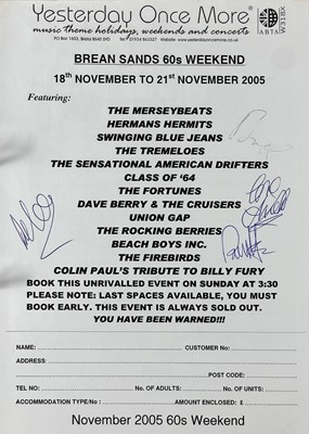 Lot 127 - (Signed) concert souvenir programmes.