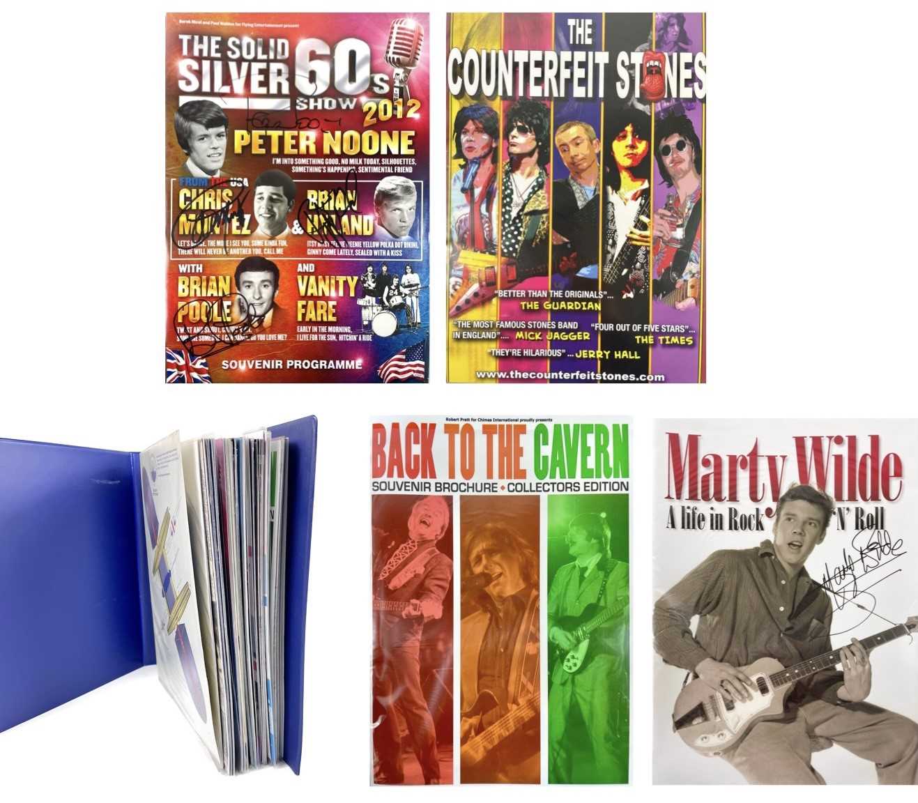 Lot 245 - (Signed) concert souvenir programmes.