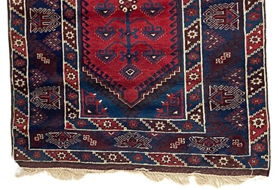 Lot 302 - A  Turkish Dosemealti  rug, mid 20th century.