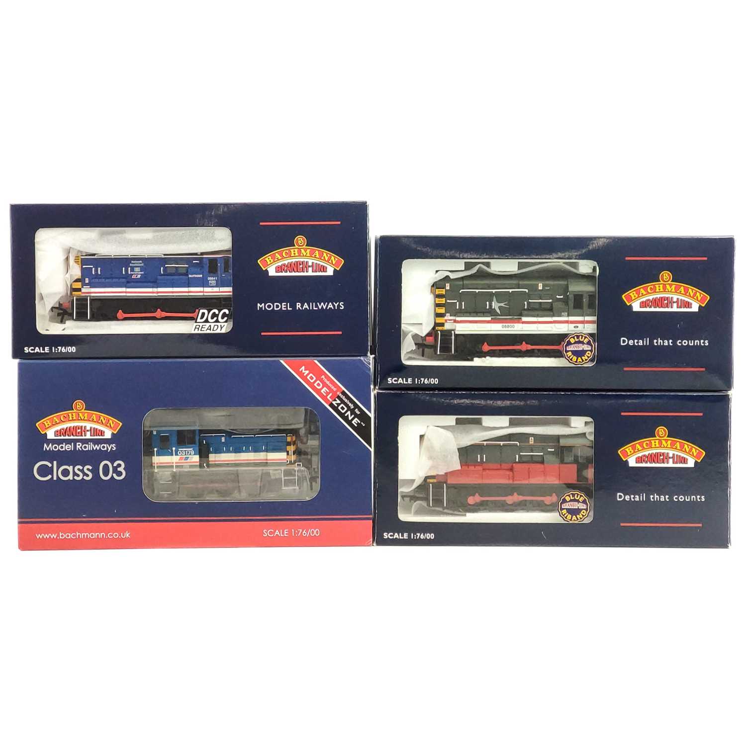 Lot 636 - BR Diesel "00" Shunting locomotives: "Special Liveries" Class 03 and 08 (x4 engines)