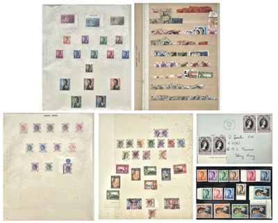 Lot 388 - Hong Kong various on album leaves and stock cards etc - high catalogue value