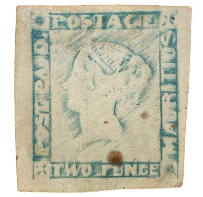 Lot 390 - Mauritius 1848 two pence imperforated 2nd definitive issue - high catalogue value