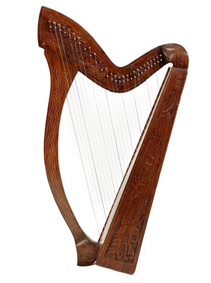 Lot 99 - A Celtic Harp.