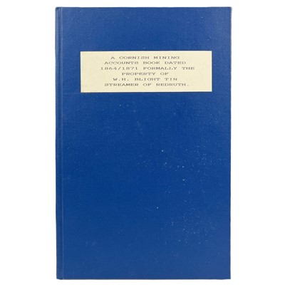 Lot 85 - A Cornish Mining Accounts Book