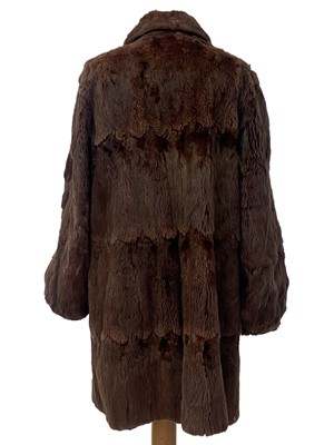 Lot 190 - A mink fur coat retailed by Rackhams.