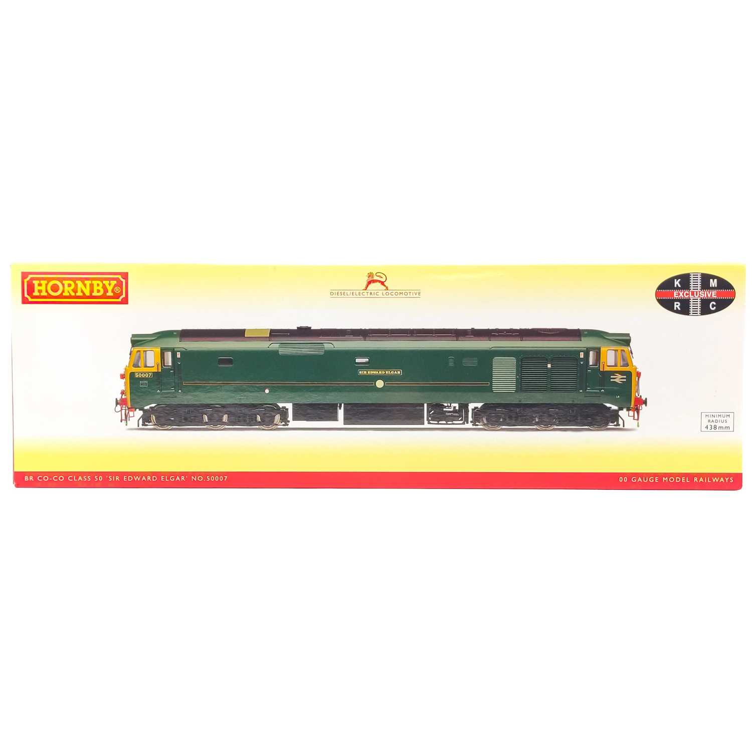 Lot 638 - BR diesels Class 50 (D400-D449) Hornby exclusive green edition "Sir Edward Elgar"