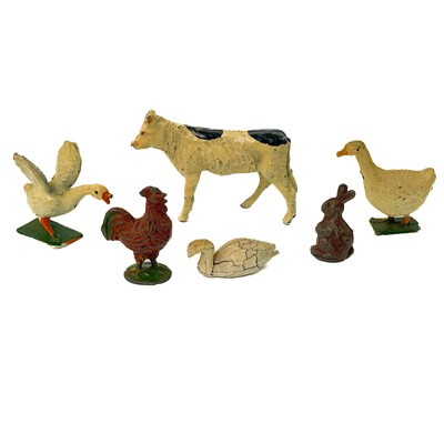 Lot 883 - Lead farm animals, Bembros, Cherilea and Crescent