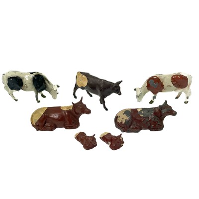 Lot 883 - Lead farm animals, Bembros, Cherilea and Crescent