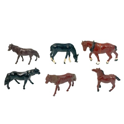 Lot 883 - Lead farm animals, Bembros, Cherilea and Crescent