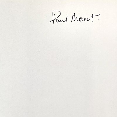 Lot 499 - A signed copy of 'Paul Mount Sculpture'.