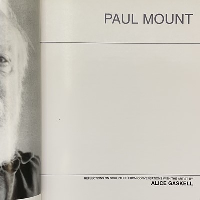 Lot 499 - A signed copy of 'Paul Mount Sculpture'.