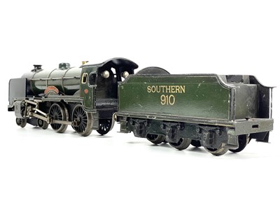 Lot 674 - "0" gauge Marklin for Bassett Lowke clockwork with key Southern Railway "Schools" locomotive