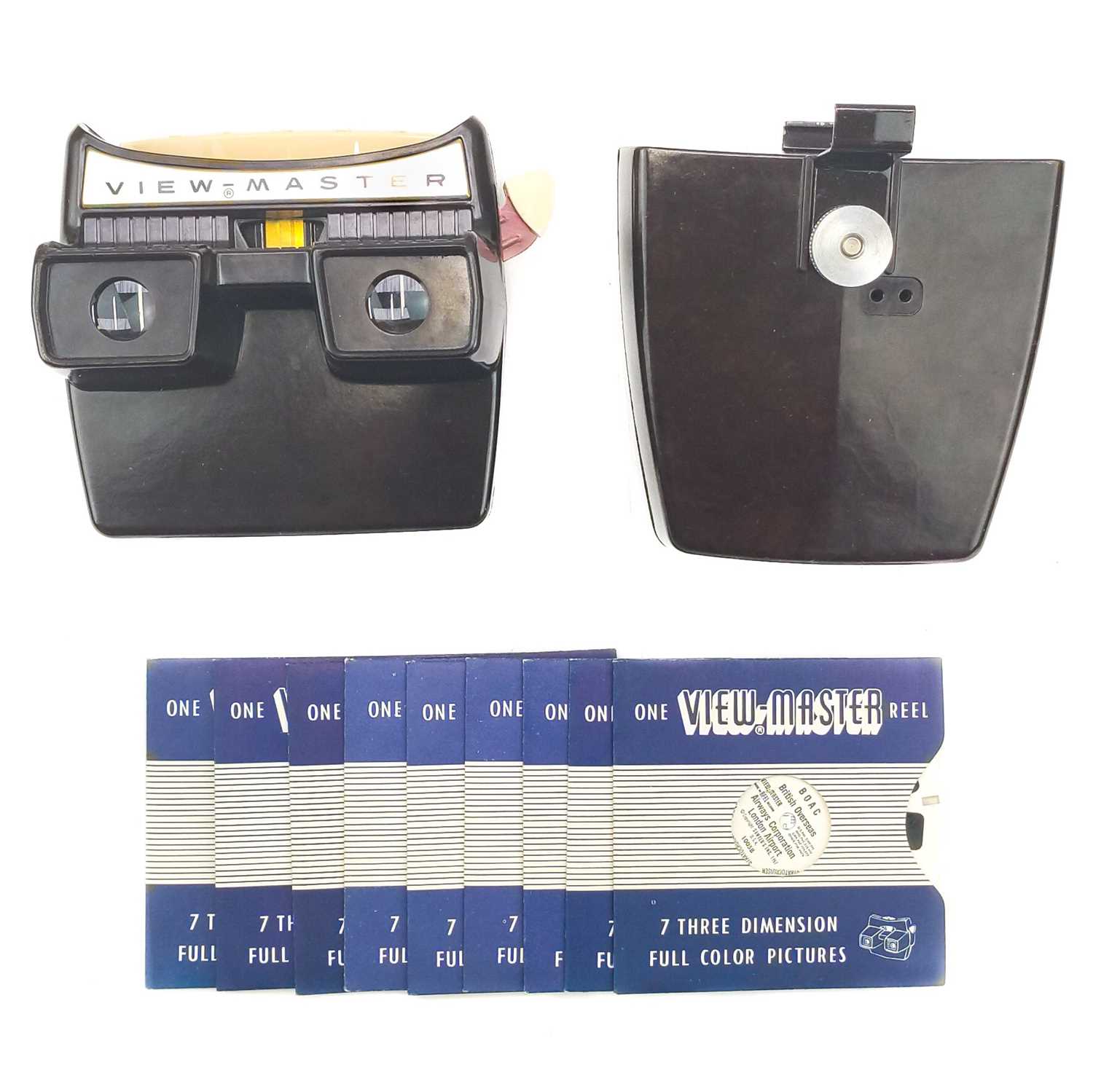 Lot 32 - Viewmaster and light attachment with reels