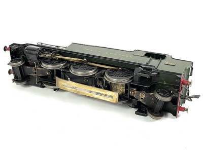 Lot 675 - "0" gauge Bassett-Lowke style GWR 2-6-2 tank Prairie locomotive - 3 rail.