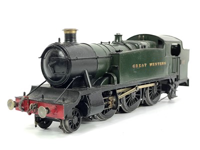 Lot 675 - "0" gauge Bassett-Lowke style GWR 2-6-2 tank Prairie locomotive - 3 rail.