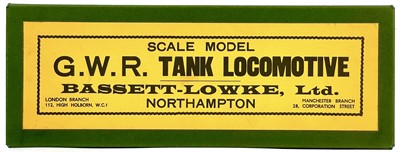 Lot 675 - "0" gauge Bassett-Lowke style GWR 2-6-2 tank Prairie locomotive - 3 rail.