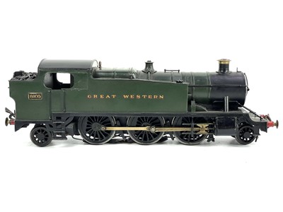 Lot 675 - "0" gauge Bassett-Lowke style GWR 2-6-2 tank Prairie locomotive - 3 rail.