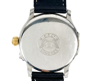 Lot 178 - Longines - A Longines Lindberg Hour Angle reissue bi-colour gentleman's automatic wristwatch.