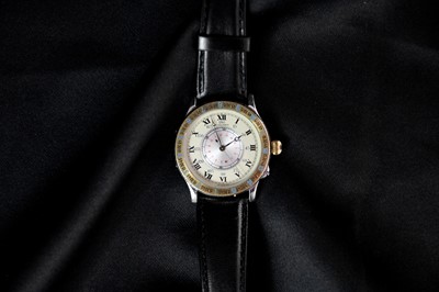 Lot 178 - Longines - A Longines Lindberg Hour Angle reissue bi-colour gentleman's automatic wristwatch.