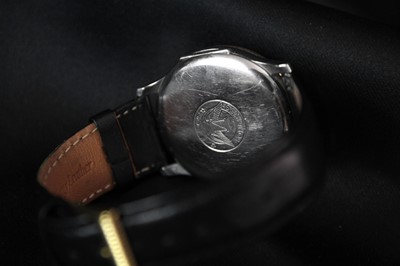 Lot 178 - Longines - A Longines Lindberg Hour Angle reissue bi-colour gentleman's automatic wristwatch.