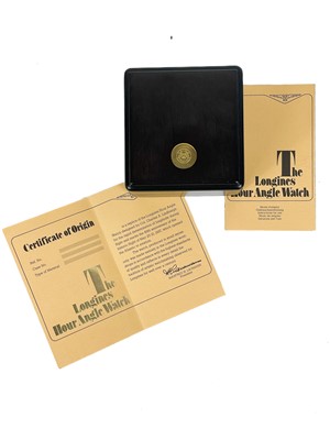 Lot 178 - Longines - A Longines Lindberg Hour Angle reissue bi-colour gentleman's automatic wristwatch.