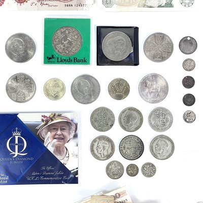 Lot 121 - GB silver, GB decimal and world coins / banknotes