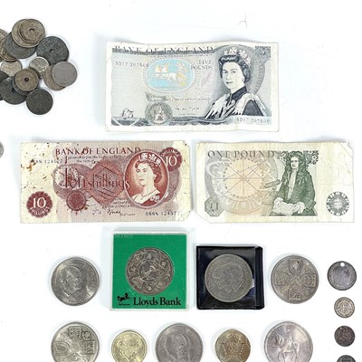 Lot 121 - GB silver, GB decimal and world coins / banknotes