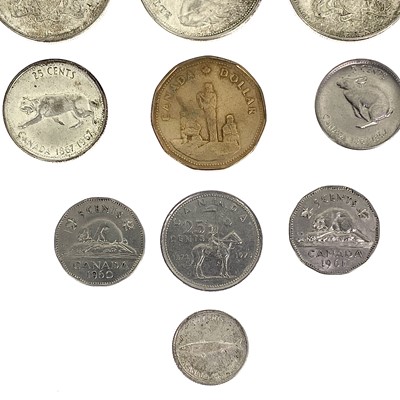 Lot 122 - Canada Silver Coinage etc.