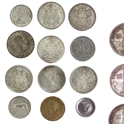 Lot 122 - Canada Silver Coinage etc.