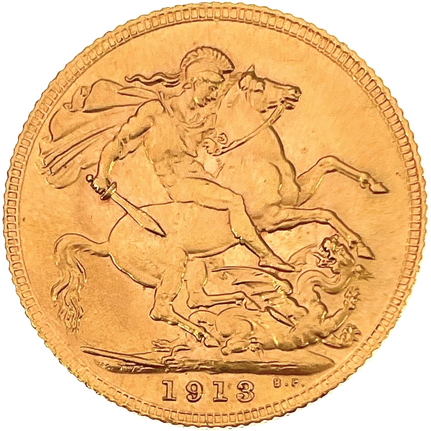 Lot 128 - 1913 High Grade George V Gold Sovereign