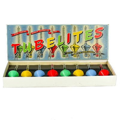 Lot 114 - A boxed set of eight Tubelites Christmas or decorative lights.