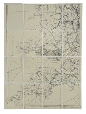 Lot 649 - Early Railway Maps, Cassell's Railway Map of Great Britain circa 1864