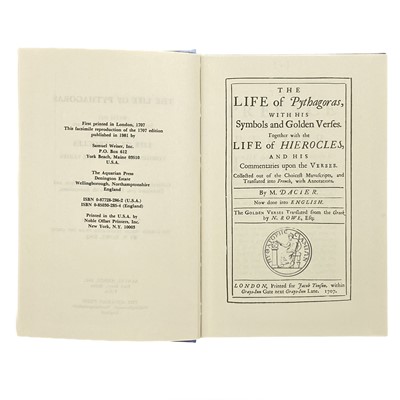 Lot 147 - Four works on Pythagorean theory.