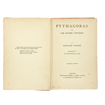 Lot 147 - Four works on Pythagorean theory.