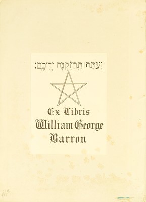 Lot 174 - (Kabbalah and the Hermetic Order of the Golden Dawn) MATHERS, S. Liddell MacGregor.