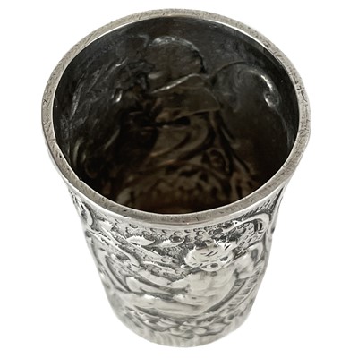 Lot 191 - A Victorian silver whisky beaker tot by Edwin Thompson Bryant.