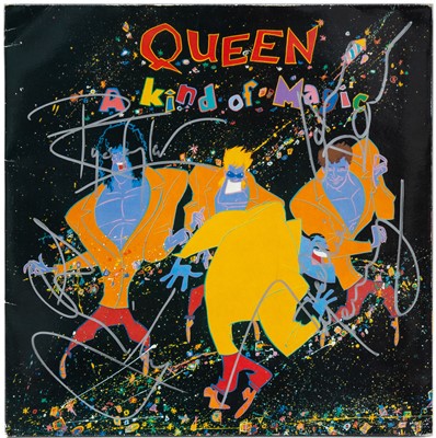 Lot 20 - Rare (signed) Queen 12" album