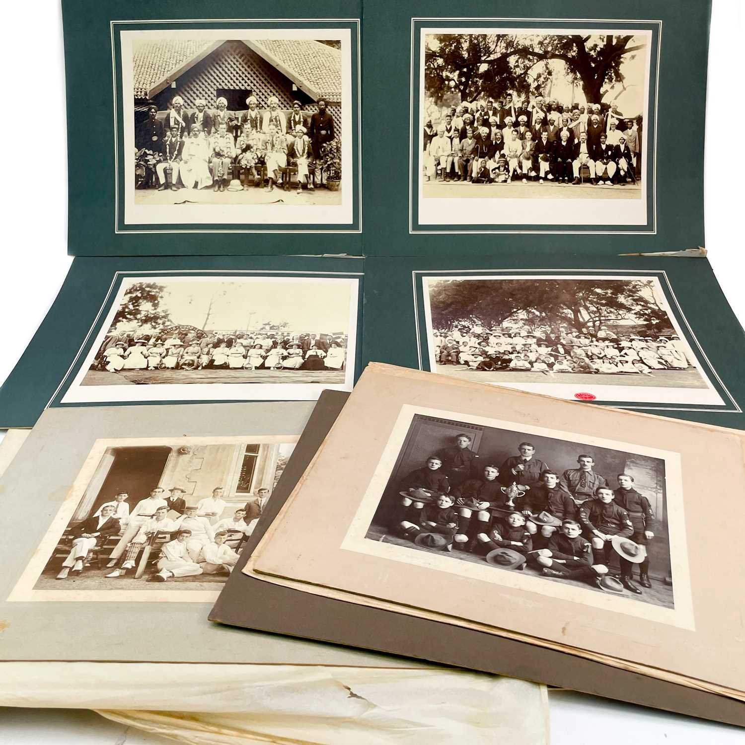 Lot 238 - A collection of group portraits circa 1900.