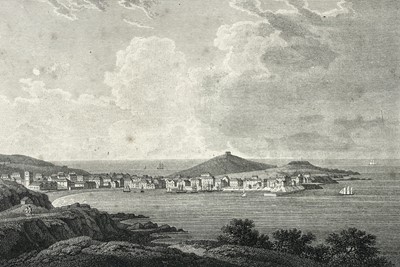 Lot 153 - A 19th century engraving of St Ives.