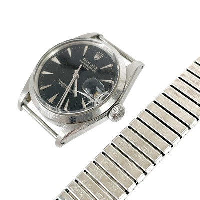 Lot 160 - ROLEX - A 1960's Rolex Oyster Perpetual Date Chronometer gentleman's wristwatch.