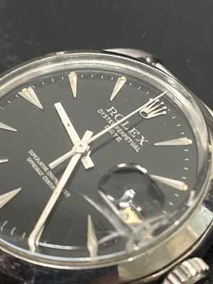 Lot 160 - ROLEX - A 1960's Rolex Oyster Perpetual Date Chronometer gentleman's wristwatch.