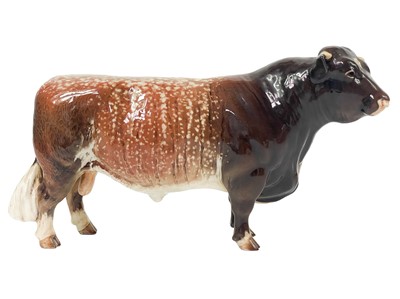 Lot 234 - A Beswick pottery Shorthorn bull.