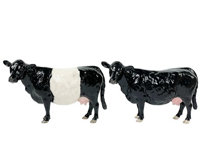 Lot 233 - A Beswick pottery Belted Galloway Cow.