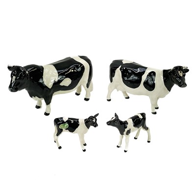 Lot 226 - Beswick pottery Friesian cattle.