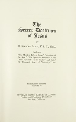 Lot 164 - (Rosicrucian and Christianity)